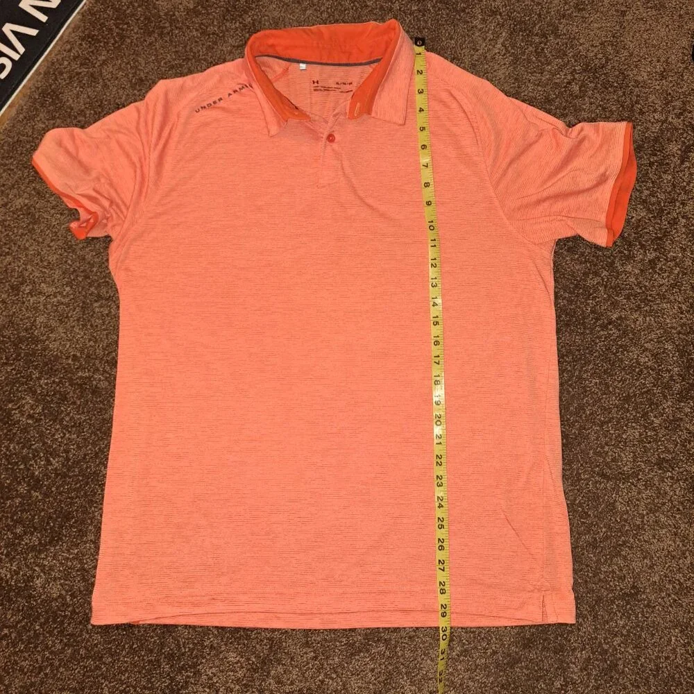 Under Armour Loose Heatgear Short Sleeve Golf Polo Shirt SIZE XL - Picture 7 of 7